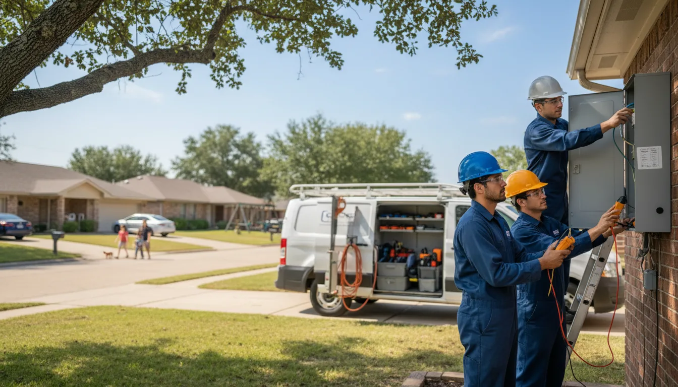 Certified electrician providing emergency electrical services in Luxora, AR